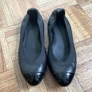 Authentic Chanel elastic ballet flats 37